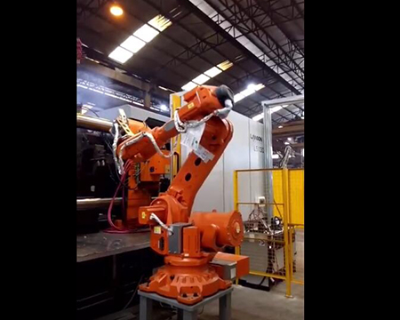 聯升機械客戶現場生產視頻